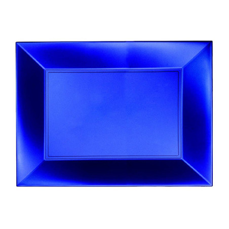 Plateau Plastique Bleu Nice Pearl PP 280x190mm (240 Utés)