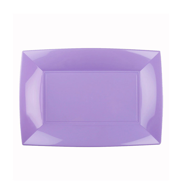 Plateau Plastique Lilas Nice PP 280x190mm (240 Utés)