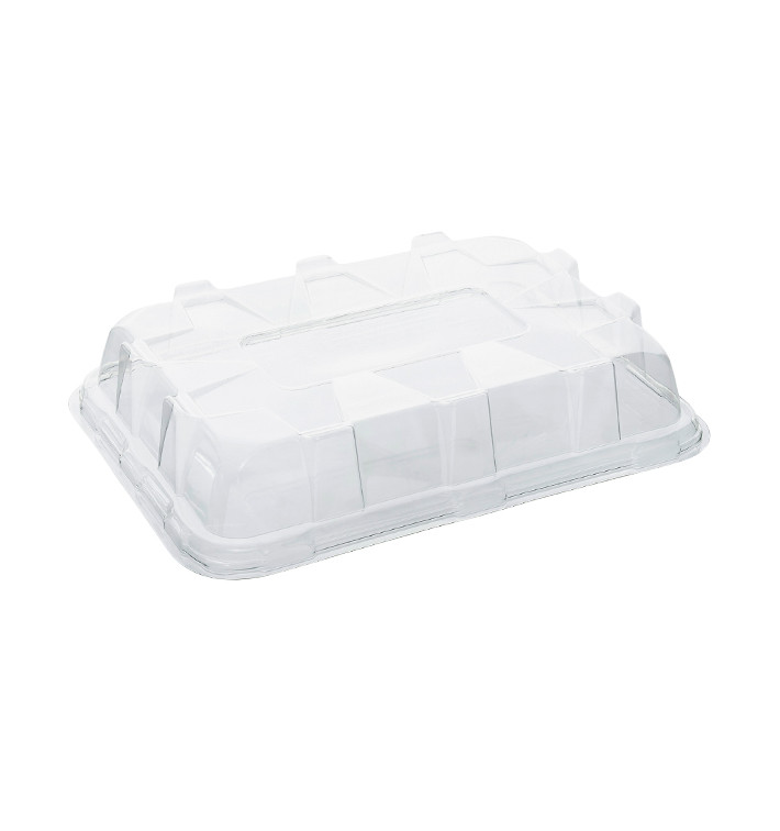 Plastic Deksel voor dienblad transparant 35x24cm (50 stuks)