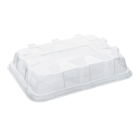 Plastic Deksel voor dienblad transparant 35x24cm (50 stuks)