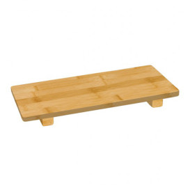 Base en Bambou Naturel pour Sushi 30x11x2,5cm (40 Utés)