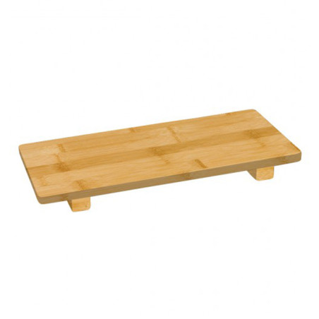 Base en Bambou Naturel pour Sushi 30x11x2,5cm (40 Utés)