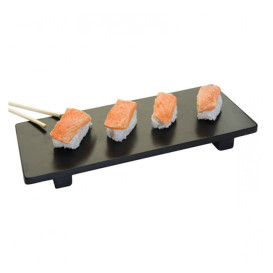 Base en Bambou Noir pour Sushi 50x23x2,5cm (10 Utés)