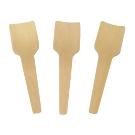 Petite Cuillère en Bois pour Glace 70mm (2000 Unités)