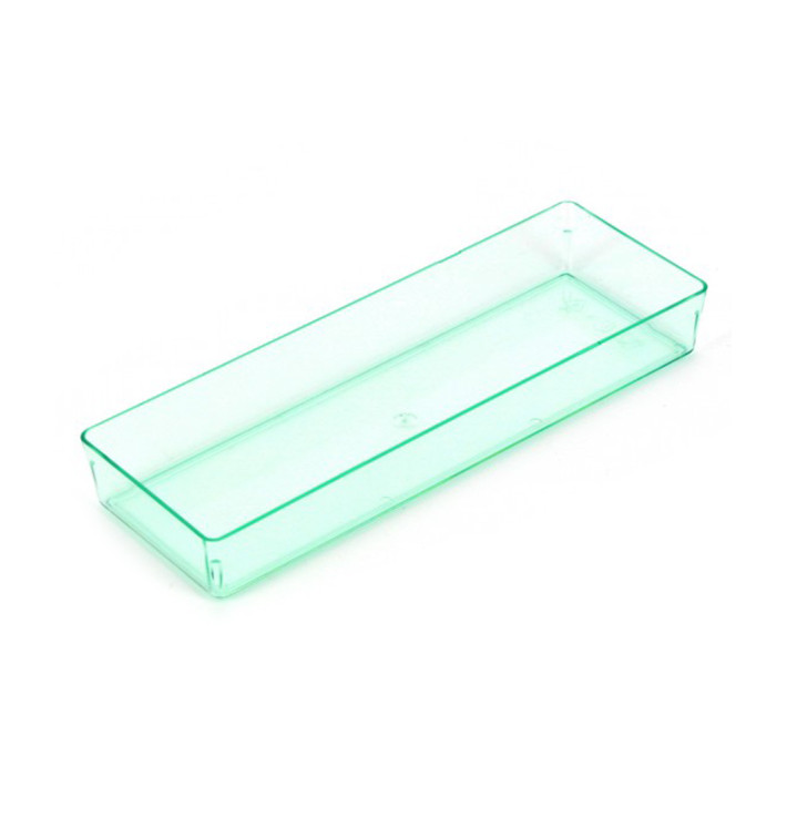 Plat plastique "Water Green" 13,1x4,6 cm (288 Unités)