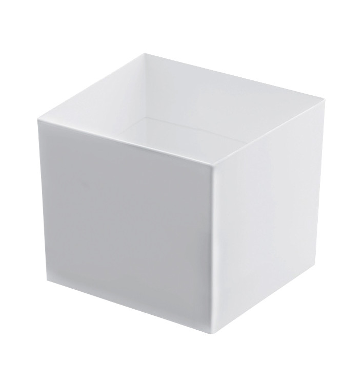 Proeving plastic kom PS "Cube" wit 60 ml (240 stuks)