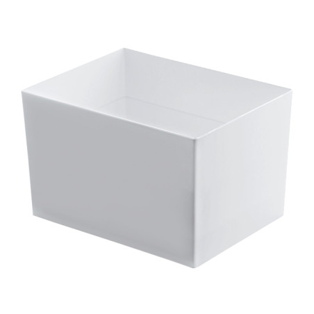 Verrine Dégustation Réutilisable PS pour Dessert Blanc 60ml 6x4,5cm (15 Utés)