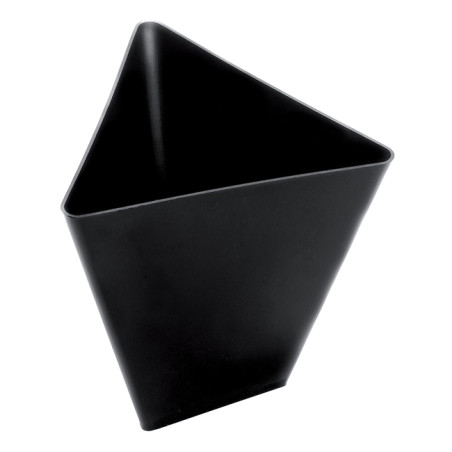 Verrine Dégustation Réutilisable PS Réutilisable PS "Triangle" Noir 70ml (25 Utés)