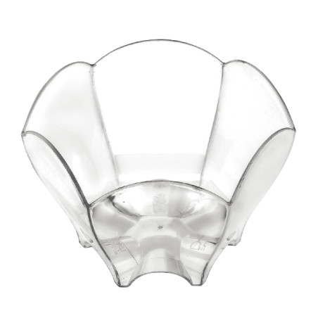 Verrine Dégustation Réutilisable PS Tulipe Transparent 70ml (500 Utés)