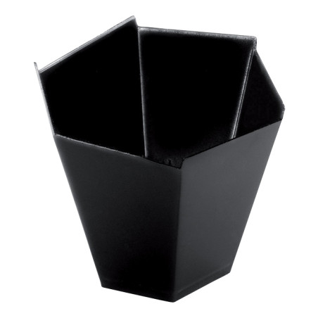 Verrine Dégustation Réutilisable "Gardenia" Noir 100ml (500 Utés)