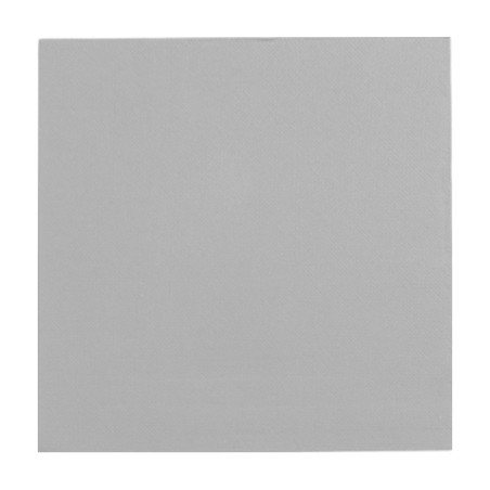 Serviette Papier Double Point 25x25cm Gris (50 Utés)