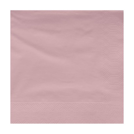 Serviette en Papier Ouate 30x30cm Saumon (4500 Utés)