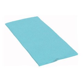 Serviette Papier Molletonnée 1/8 40X40 Celeste (1800 Utés)