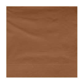 Serviette en Papier Ouate 40x40cm Marron (1200 Utés)