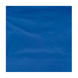 Serviette en Papier Ouate 40x40cm Bleu (50 Utés)