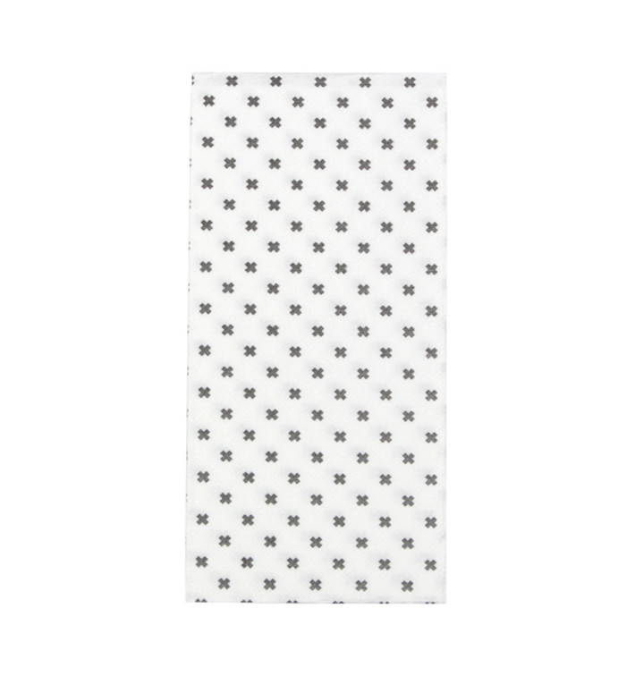 Serviette Papier Molletonnée 1/8 40x40 "Croix" (30 Unités)