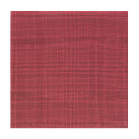 Serviette Papier Molletonnée 40x40cm "Entre Lignes" Bordeaux (1000 Utés)