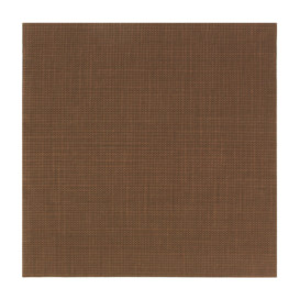 Serviette Papier Molletonnée 40x40cm "Entre Lignes" Marron (1000 Utés)