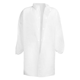 Blouse PP Velcro Sans Poches Blanc XL 35gr (50 Utés)