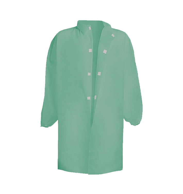 Blouse PP Velcro Sans Poches Vert XL 35gr (50 Utés)