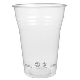 Plastic PP beker transparant 1000 ml (50 stuks) 