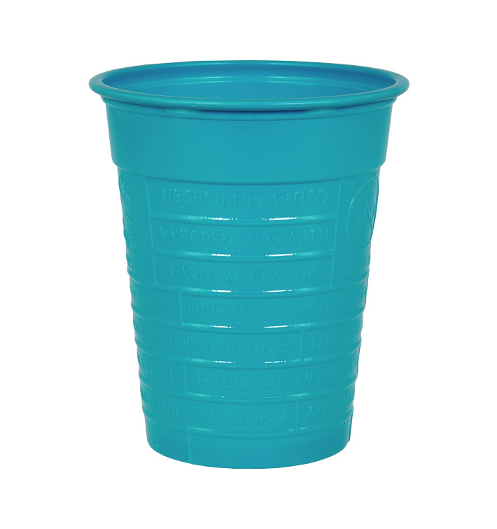 Gobelet Plastique PS Turquoise 200ml Ø7cm (1500 Unités)