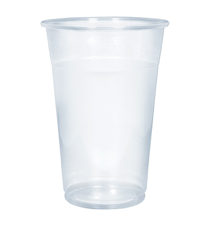 Plastic PP beker transparant 400ml Ø8,3cm (1000 stuks)