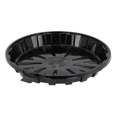 Plateau à Gâteaux APET Noir Ø16cm (210 Utés)