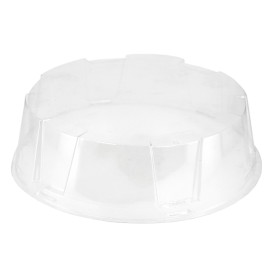 Cloche à Plateau Gâteaux APET Transparent Ø20x6cm (35 Utés)