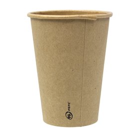 Gobelet Carton 7 Oz/220ml Kraft-Kraft Ø7cm Ø7cm (50 Utés)