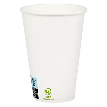 Gobelet Carton Blanc 12Oz/360ml Ø8,0cm (1.100 Utés)