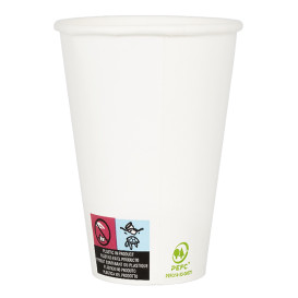 Gobelet Carton Blanc 12Oz/385ml Ø9,0cm (1000 Utés)