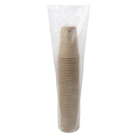 Gobelet Carton 7 Oz/220ml Kraft-Kraft Ø7cm Ø7cm (50 Utés)