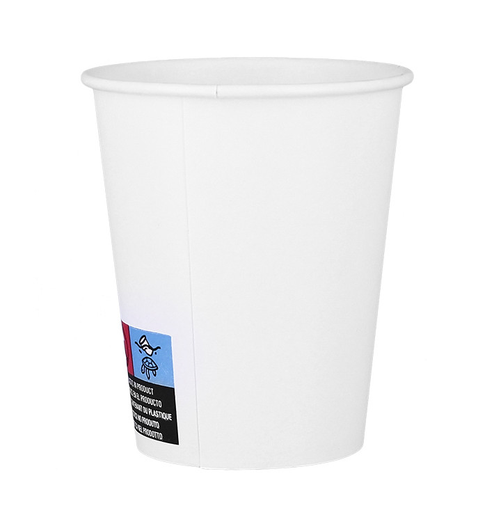 Gobelet Carton Blanc ECO 7Oz/210ml Ø7cm (100 Utés)