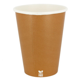 Plastic-Vrije Papieren Beker 14 Oz/420ml "Caramel" Ø9cm (1.000 Stuks)