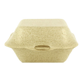 Boîte à Hamburguer XPP Crème 13,5x13,5x7cm (100 Utés)