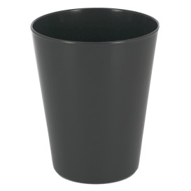 Gobelet Réutilisable Durable PP Minéral Anthracite 330ml (72 Utés)