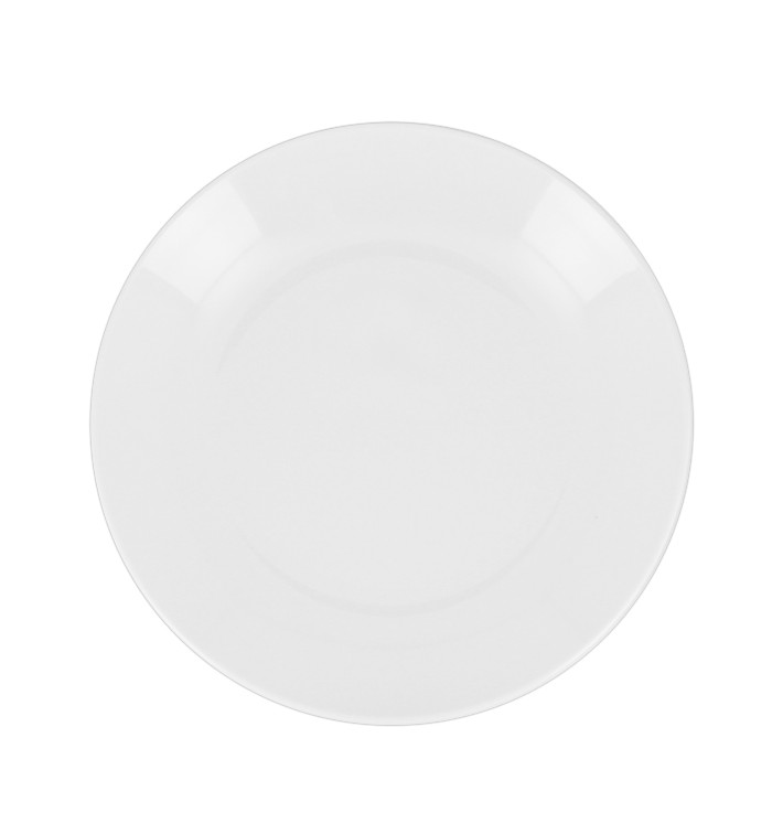 Assiette Réutilisable Durable CPET Stoven Blanc Ø17,5cm (6 Utés)