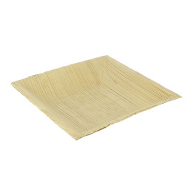 Palm blad bord Vierkant 16,5x16,5cm (60 stuks)