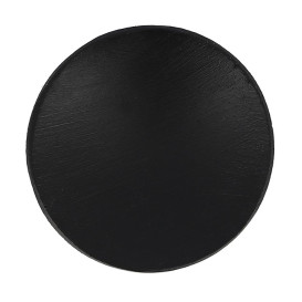 Bamboe proeving bord zwart Ø6cm (24 stuks) 