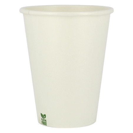 Plastic-Vrije Papieren Beker 14 Oz/420ml Wite Ø9,0cm (50 stuks)