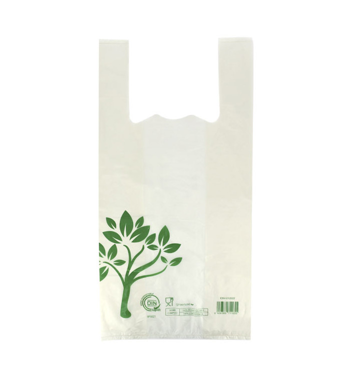 Hemddraagtassen Home Compost “Be Eco!” 40x50cm (100 stuks) 