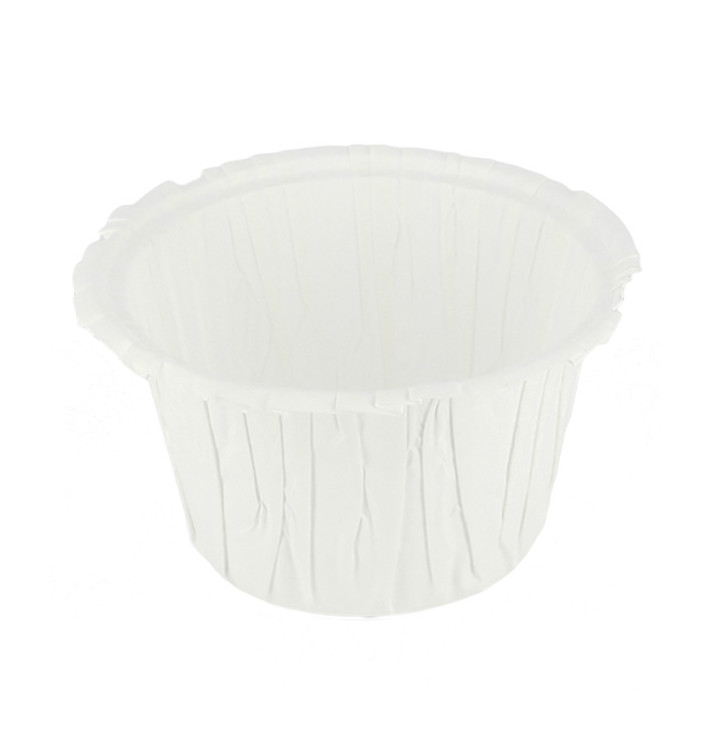 Caissettes Cupcakes Blanches 4,7x3,8x6cm (3.300 Unités)