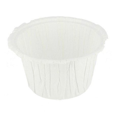 Caissettes Cupcakes Blanches 4,7x3,8x6cm (3.300 Unités)