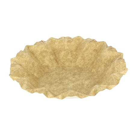 Assiette Creuse en Carton Kraft “Flower” Ø16cm 245g/m² (50 Utés)