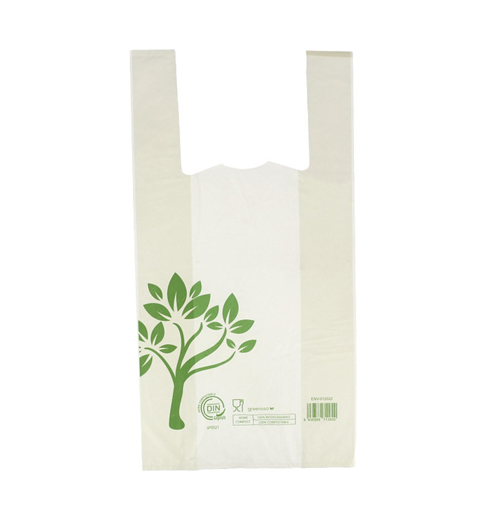 Hemddraagtassen Home Compost “Be Eco!” 30x40cm (100 stuks)