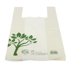 Sac à Bretelles Home Compost “Be Eco!” 35x45cm (100 Utés)