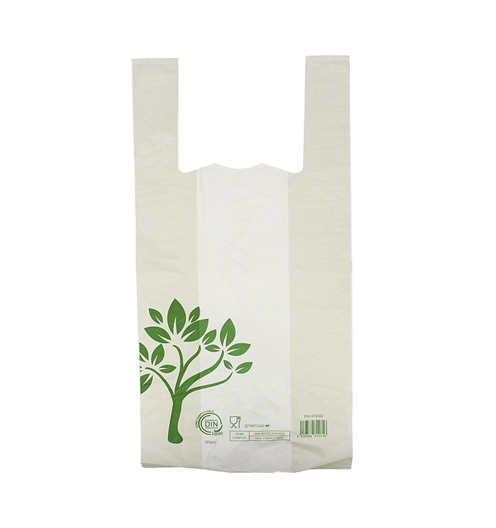 Hemddraagtassen Home Compost “Be Eco!” 35x45cm (100 stuks)