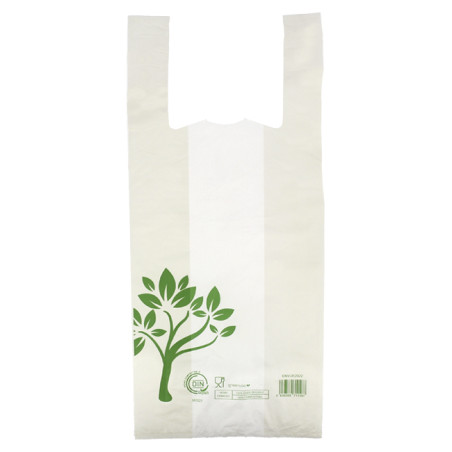 Sac à Bretelles Home Compost “Be Eco!” 35x50cm 17,5µm (100 Utés)