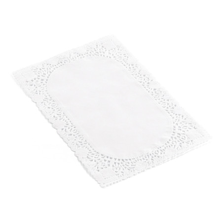 Dentelle en papier Rectangulaire Blanc 30x40cm (250 Utés)